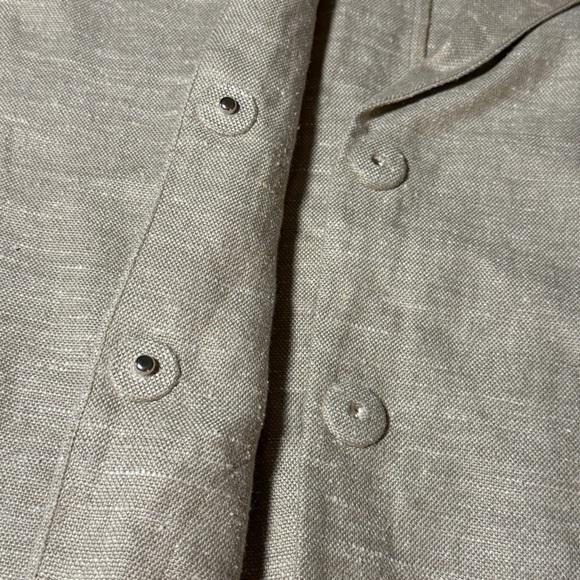 Eileen Fisher Linen Silk Blazer Jacket – Women’s Large – Oatmeal - Picture 8 of 14